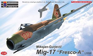 MiG-17 `Fresco-A` USSR (Plastic model)