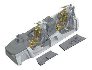 F-14A Late Cockpit (for Tamiya) (Plastic model)