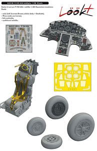 F-104S ASA 「ルックプラス」計器盤 w/パーツセット (キネティック用) (プラモデル)