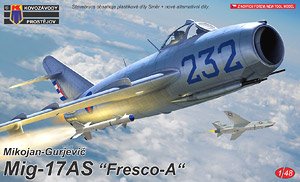 MiG-17AS `Fresco-A` (Plastic model)