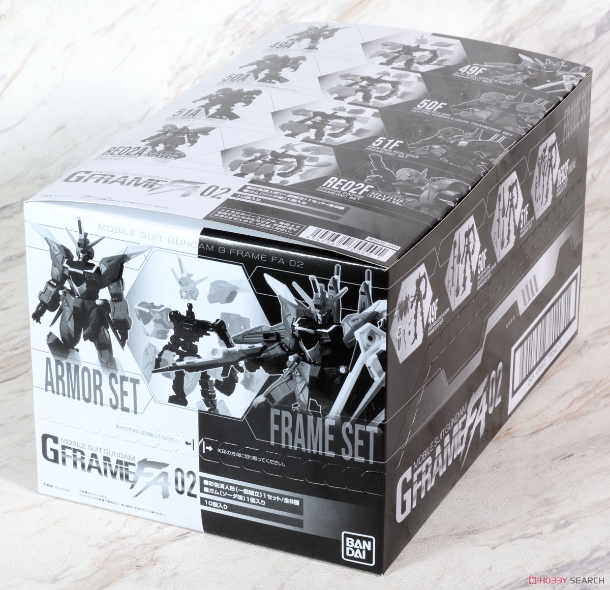 機動戦士ガンダム GフレームFA 02 (10個セット) (食玩) パッケージ1