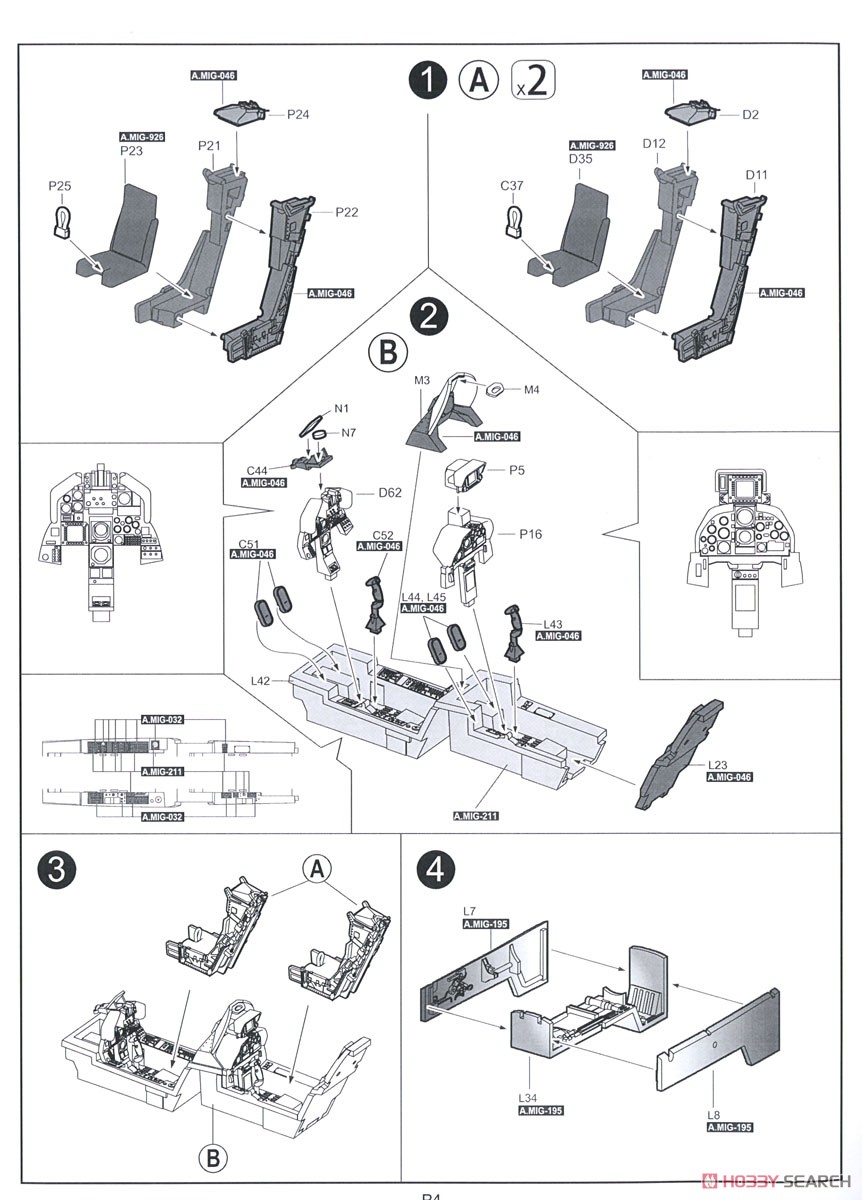 Cheetah D SAAF Fighter (Plastic model) Assembly guide1