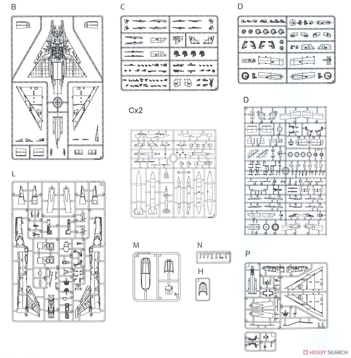 Cheetah D SAAF Fighter (Plastic model) Assembly guide9