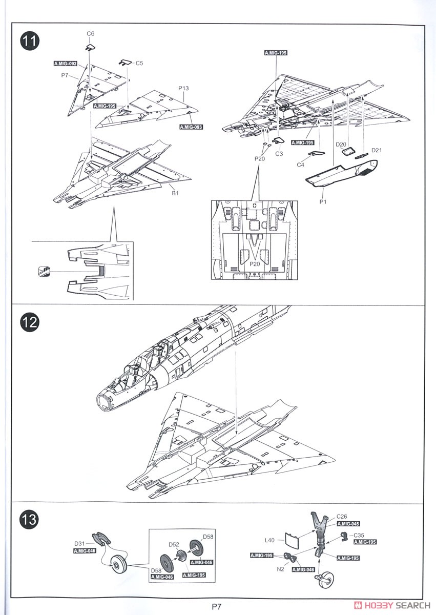 Cheetah D SAAF Fighter (Plastic model) Assembly guide4