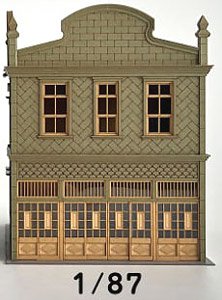 (HO) Billboard Architecture Series (2) `Aramonoya` (Daily Necessities Store) Color Ver. (1/87) (Unassembled Kit) (Model Train)
