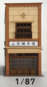 (HO) Continuous Signage Architecture C Type Color Ver. (1/87) (Unassembled Kit) (Model Train)
