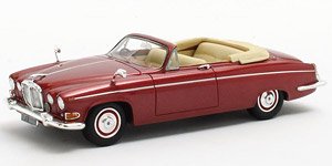 ジャガー 420G コンバーチブル 1969 メタリックレッド (ミニカー)