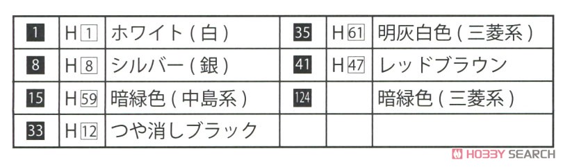 日本海軍艦載機セット3 (戦時後期) (プラモデル) 塗装1