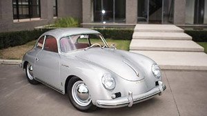 ポルシェ 356A 1500 GS カレラ GT 1957 メタリックシルバー (ミニカー)
