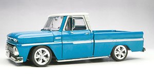 Chevrolet C-10 Style Side Pickup Lowdown 1965 Blue (Diecast Car)