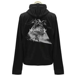 Horizon Forbidden West 薄手ドライパーカー BLACK XL (キャラクターグッズ)