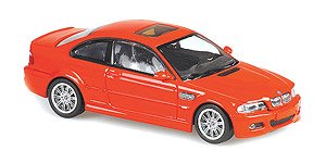 BMW M3 (E46) クーペ 2001 レッド (ミニカー)