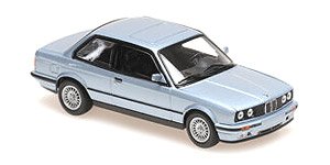 BMW 3-シリーズ (E30) 1989 シルバーブルーメタリック (ミニカー)