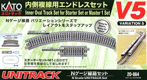 Unitrack [V5] Inside Double-Track Line Endless Set (Variation 5) (Model Train)