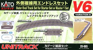 UNITRACK [V6] 外側複線用エンドレスセット (バリエーション6) (鉄道模型)