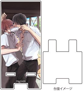 Smartphone Chara Stand [Mask Danshi ha Koishitaku Nainoni.] 01 Crossing Corridor (Anime Toy)