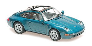 Porsche 911 Targa 1995 Blue (Diecast Car)