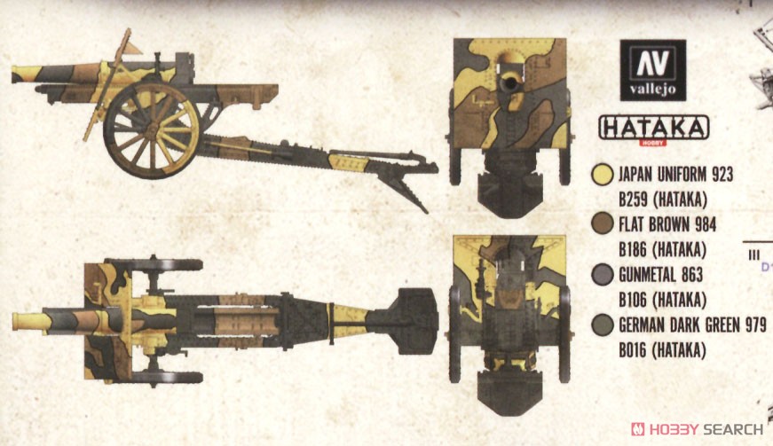 ポ・155mmシュナイダー重砲wz1918 (プラモデル) 塗装1