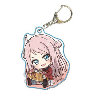 Gyugyutto Acrylic Key Ring Hot Dog Buns Ver. Love Live! Nijigasaki High School School Idol Club Lanzhu Zhong (Anime Toy)