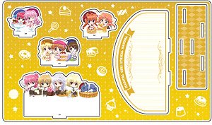 Premium Acrylic Diorama Plate [Magical Girl Lyrical Nanoha Series] 01 Assembly Design Western Confectionery Ver. (Photo Chara) (Anime Toy)