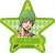 「ジョジョの奇妙な冒険 第6部 ストーンオーシャン」 星形ラメアクリルバッジ (6個セット) (キャラクターグッズ) 商品画像4