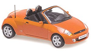 Ford Street KA 2003 Orange Metallic (Diecast Car)