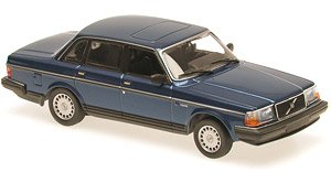ボルボ 240 GL 1986 ダークブルー (ミニカー)