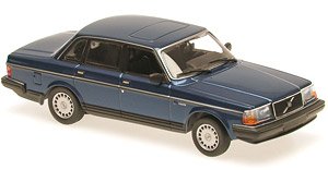 Volvo 240 GL 1986 Dark Blue (Diecast Car)