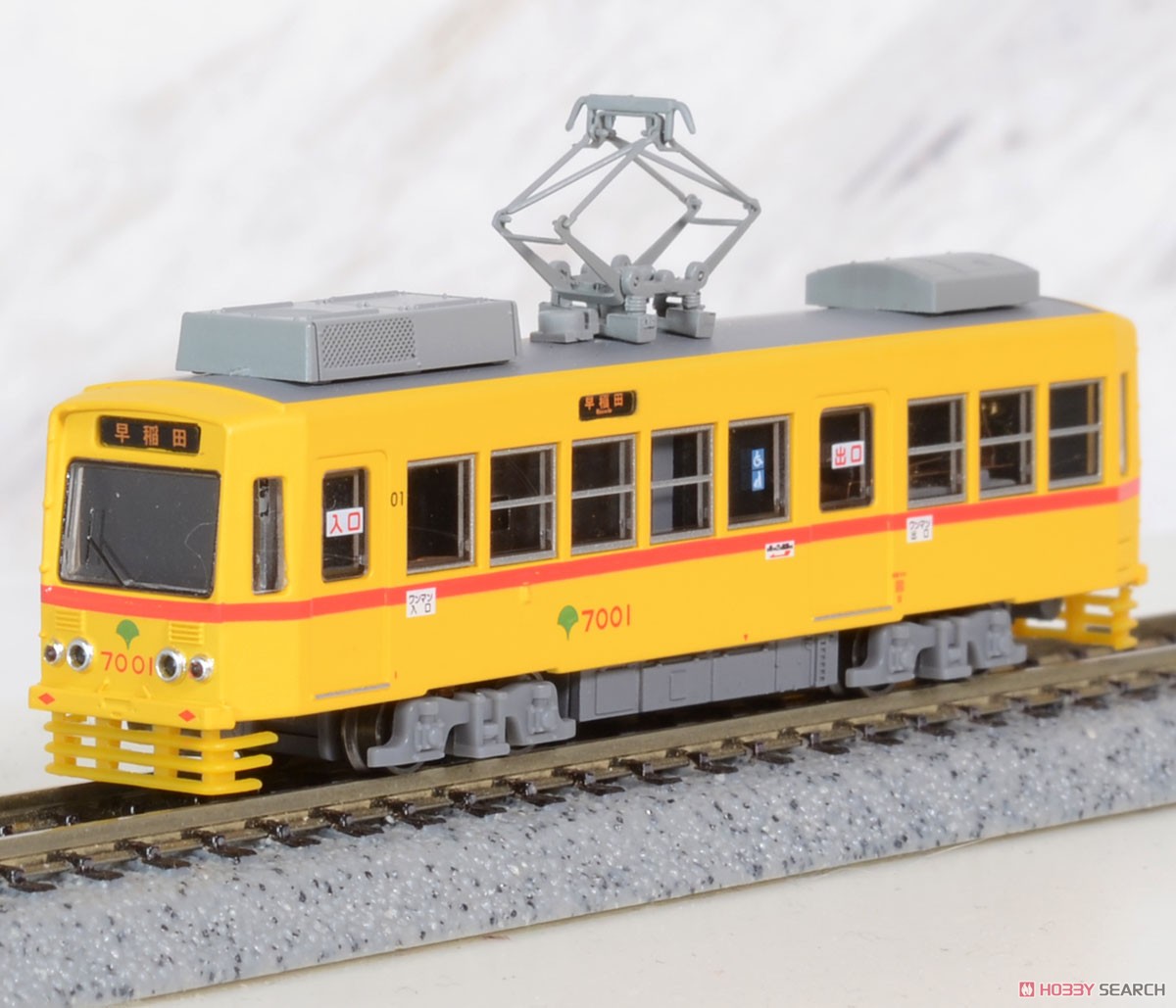 東京都電 7000形 「更新車」 `7001 赤おび` (M車) (鉄道模型) 商品画像2