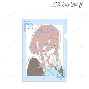 TV Animation [The Quintessential Quintuplets Season 2] Miku Nakano Lette-graph Vol.2 Clear File (Anime Toy)