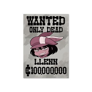 Sword Art Online Alternative Gun Gale Online GG3 Resistant Sticker Wanted Llenn (Anime Toy)