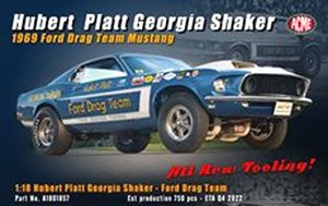 Ford Drag Team Mustang 1969 [Hubert Platt Georgia Shaker] (Diecast Car)