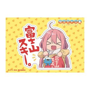 Laid-Back Camp Season 2 GG3 Resistant Sticker Mt. Fuji Suki-. (Anime Toy)