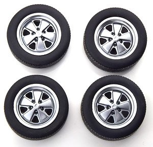 Porsche rims and tyres set 250.000th 911 greymetallic (ミニカー)