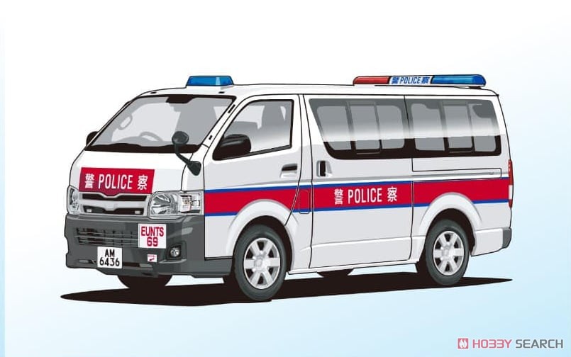 Toyota Hiace HK Police Van (AM6436) (ミニカー) その他の画像2