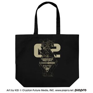 Kagamine Rin & Len Large Tote Black (Anime Toy)