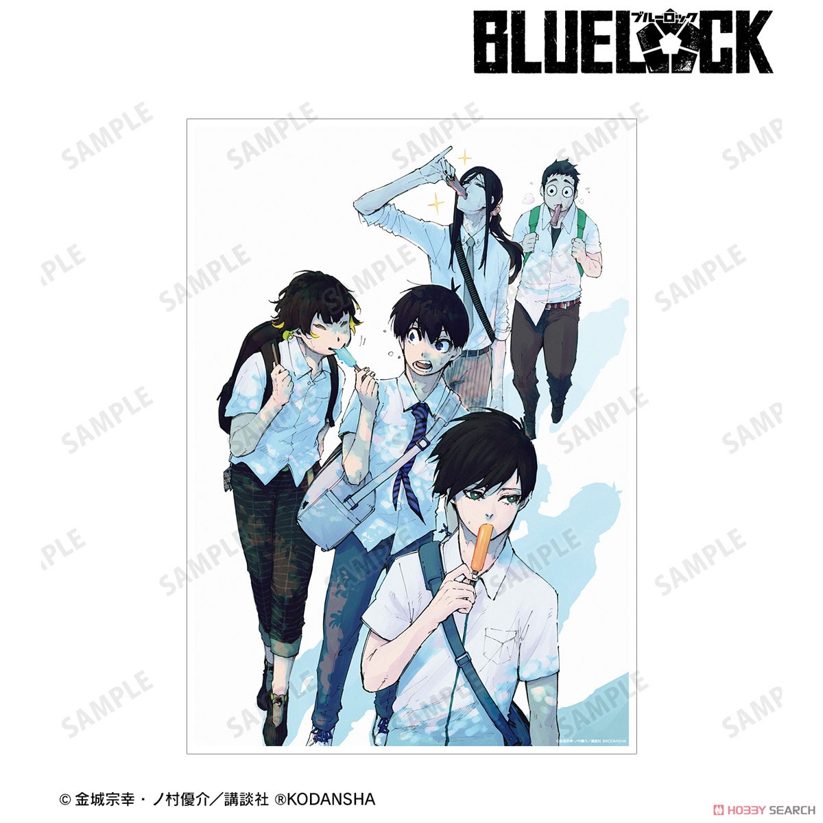Blue Lock Episode 100 Color Illustration A3 Mat Processing Poster (Anime Toy) Item picture1