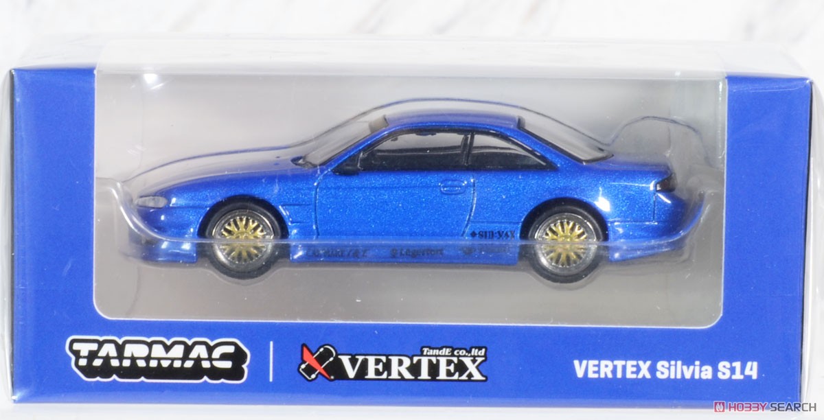 VERTEX Silvia S14 Blue Metallic (ミニカー) パッケージ1