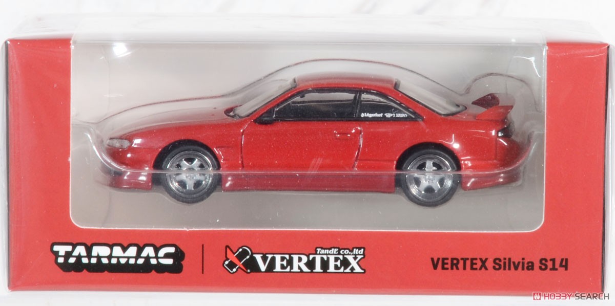 Vertex Silvia S14 Red Metallic (Diecast Car) Package1