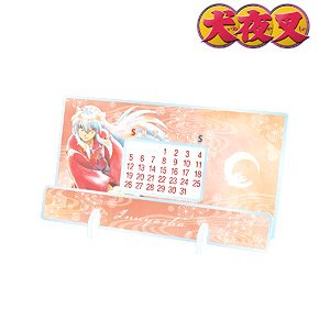 Inuyasha Inuyasha Ani-Art Aqua Label Desktop Acrylic Perpetual Calendar (Anime Toy)