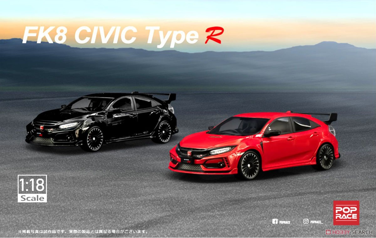 FK8 CIVIC Type R (Red) (ミニカー) その他の画像1
