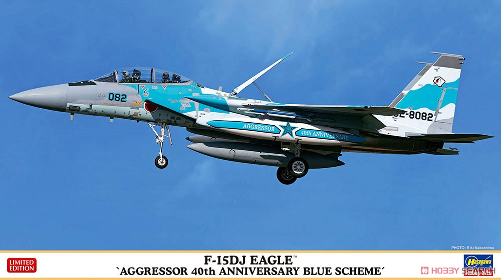 F-15DJ イーグル `アグレッサー 40周年記念 ブルースキーム` (プラモデル) パッケージ1