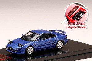 トヨタ MR2 (SW20) GT-S 1996 / オープンヘッドライト パープリッシュブルーマイカメタリック (ミニカー)