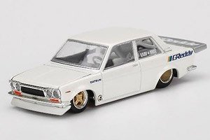 ダットサン 510 プロストリート GREDDY パールホワイト KAIDO HOUSE (左ハンドル) (ミニカー)
