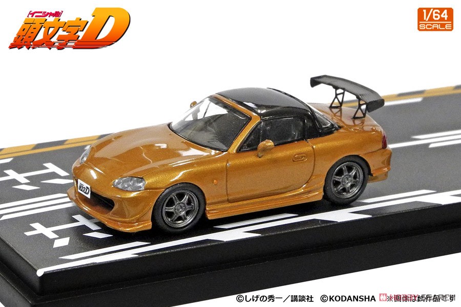 Initial D Set Vol.6 Satoshi Omiya Roadster (NB8C) & Kobayakawa Lancer Evolution VII (Diecast Car) Item picture3