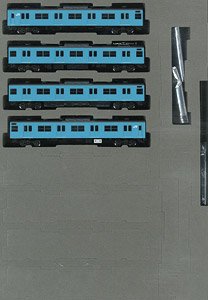 JR 103系 通勤電車 (JR西日本仕様・黒サッシ・スカイブルー) 基本セット (基本・4両セット) (鉄道模型)