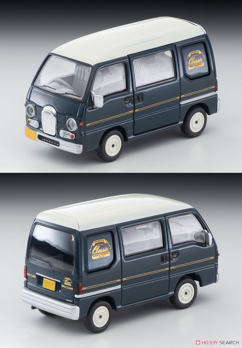 TLV-N249d Subaru Sambar Dias Classic 1994 (Navy Blue/White) (Diecast Car) Item picture1