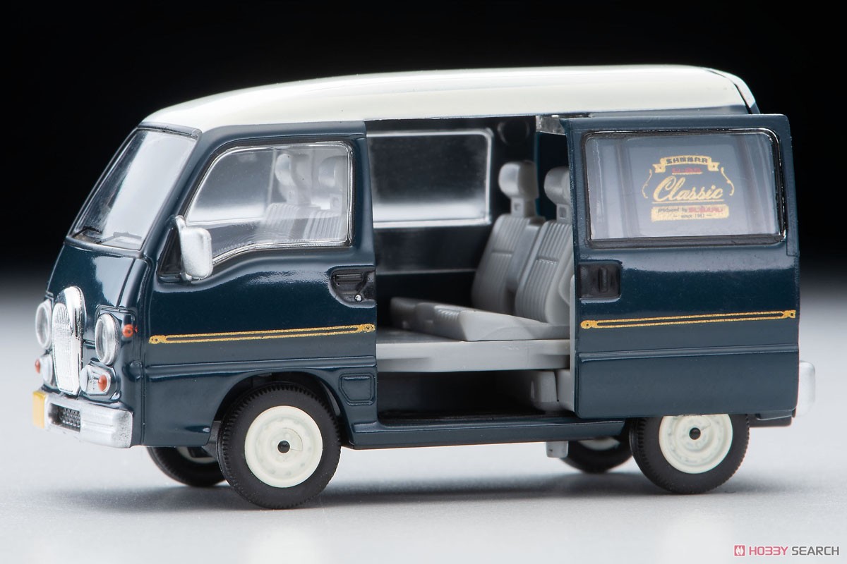 TLV-N249d Subaru Sambar Dias Classic 1994 (Navy Blue/White) (Diecast Car) Item picture7