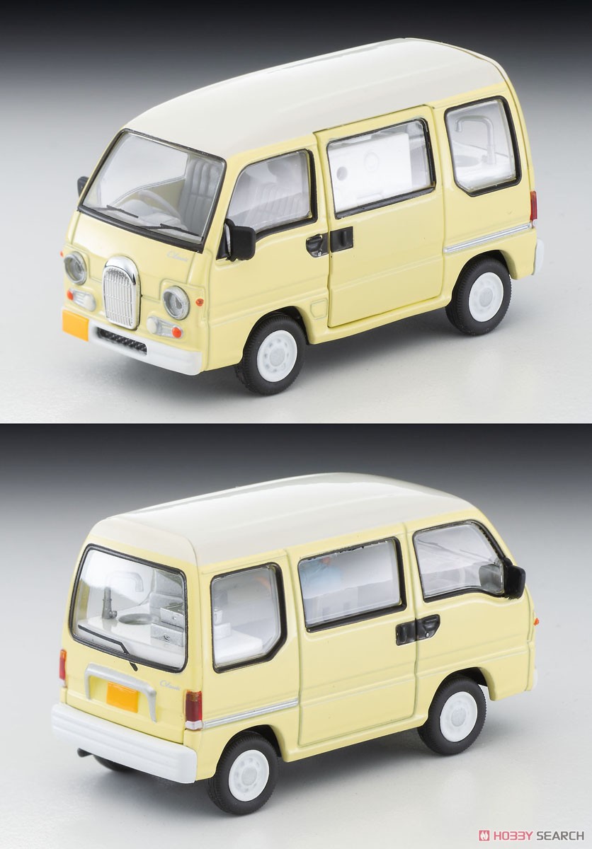 Diorama Collection64 #CarSnap15a Crepe Shop w/Subaru Sambar Dias Classic (Diecast Car) Item picture4