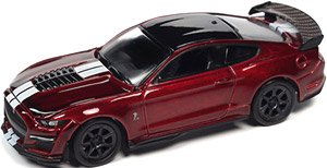 2020 シェルビー GT500 グロスレッド/ホワイト (ミニカー)
